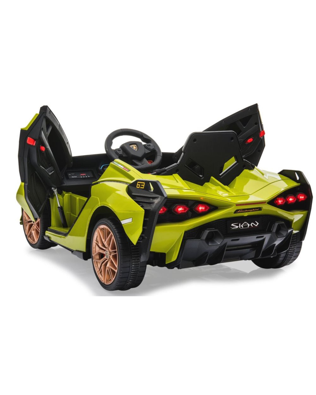 Lamborghini SIAN 12V Elbil för Barn (Grön) BabyMat.se