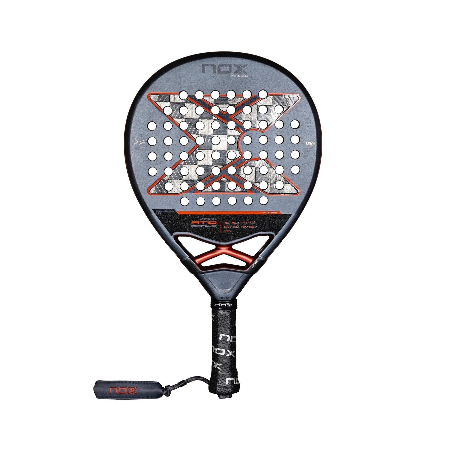 Nox AT10 Luxury Genius 18K Alum – Agustín Tapia Padelracket BabyMat.se
