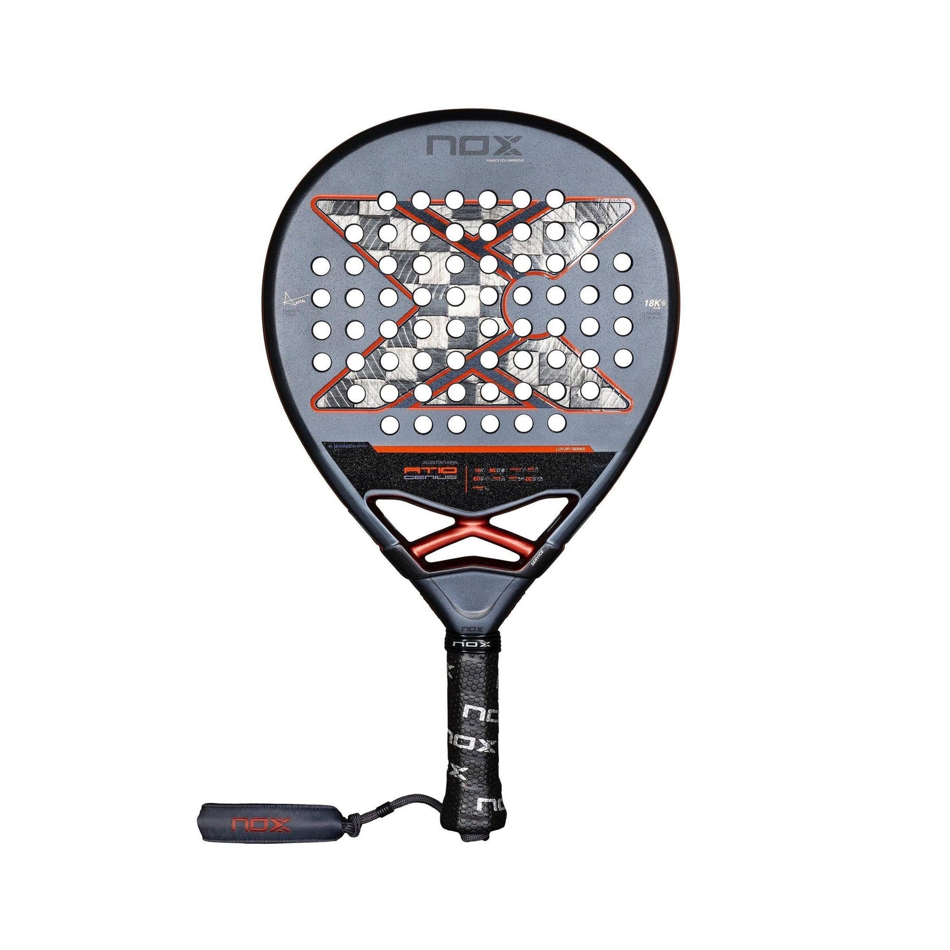 Nox AT10 Luxury Genius 18K Alum – Agustín Tapia Padelracket BabyMat.se