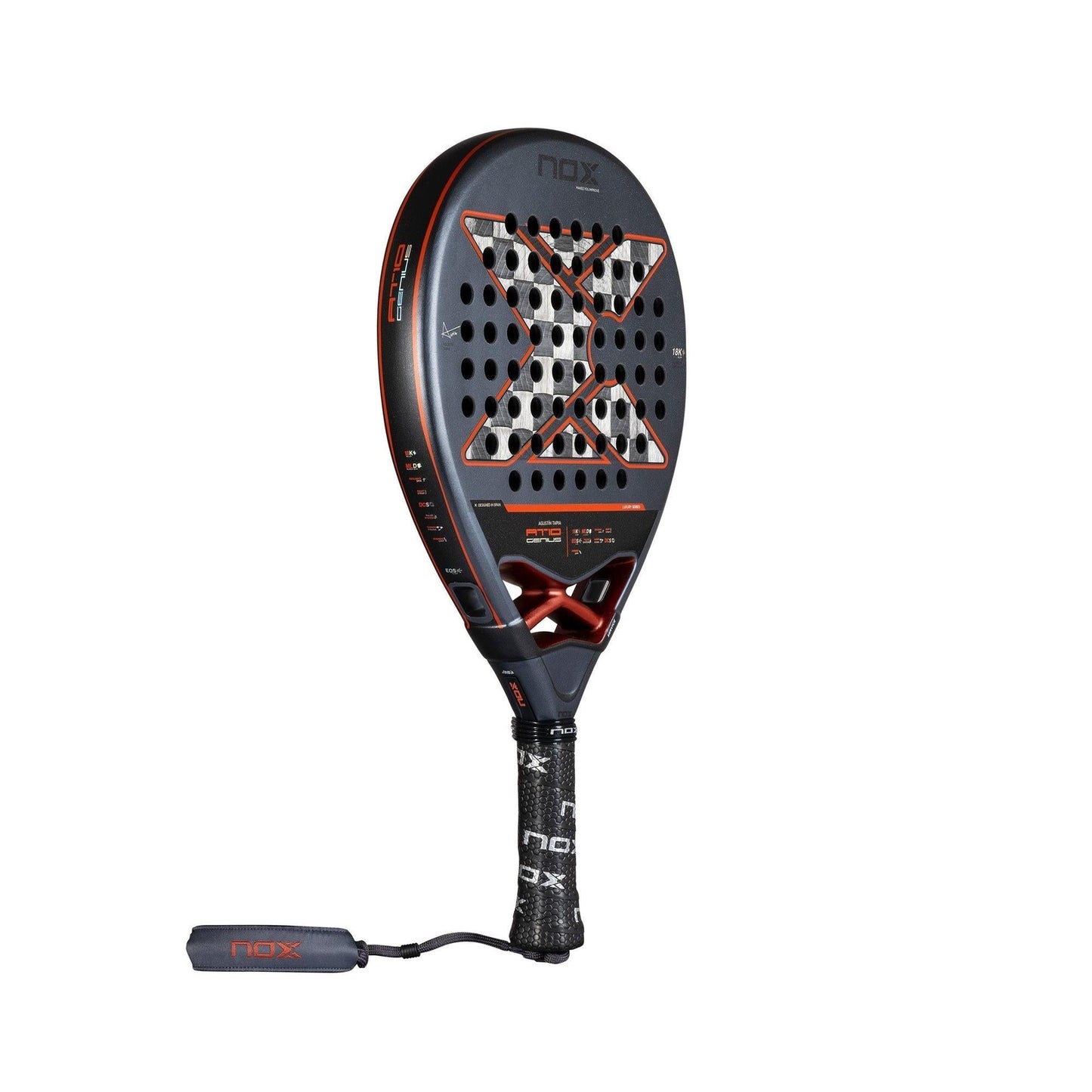 Nox AT10 Luxury Genius 18K Alum – Agustín Tapia Padelracket BabyMat.se