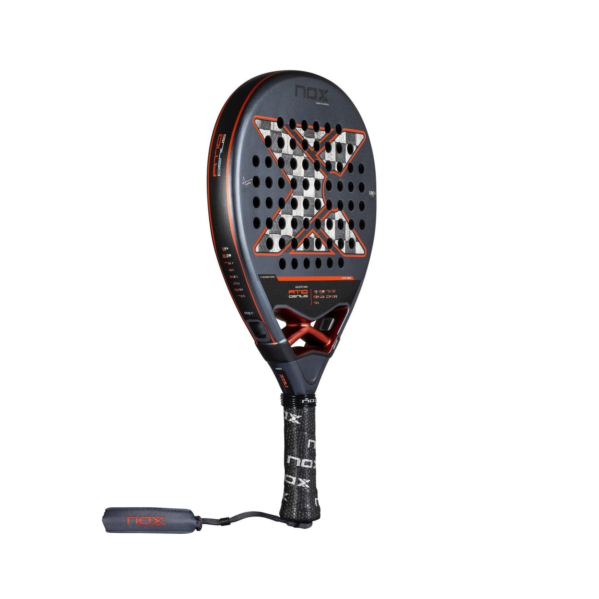 Nox AT10 Luxury Genius 18K Alum – Agustín Tapia Padelracket BabyMat.se
