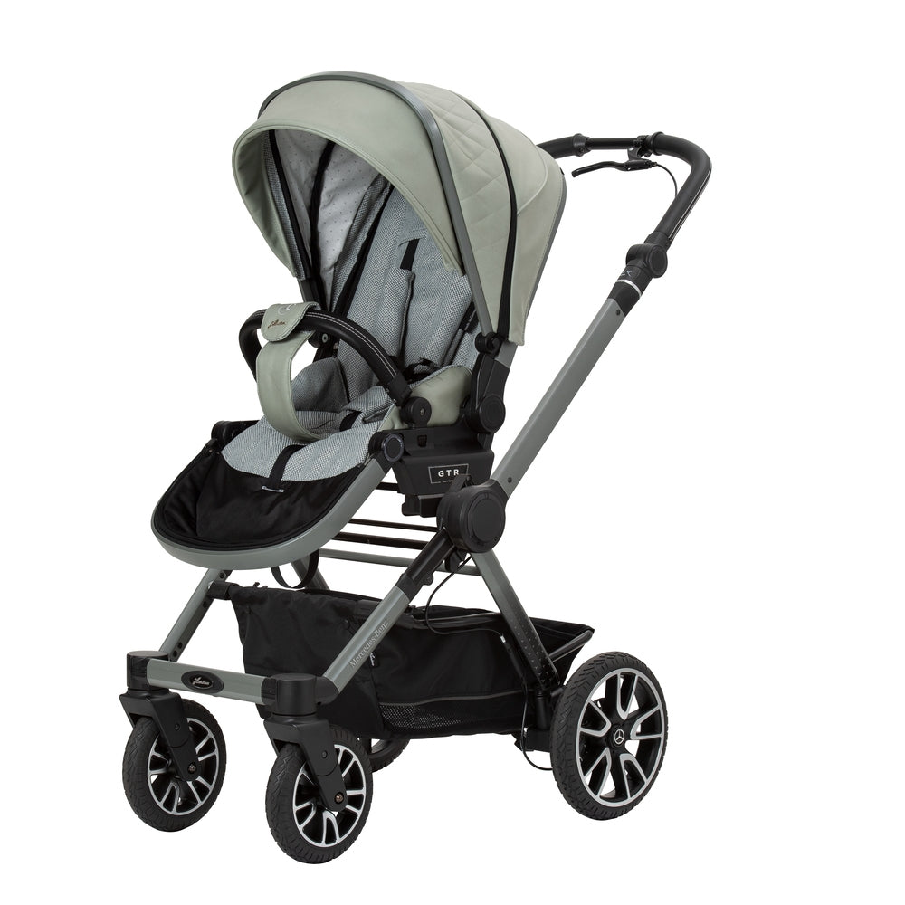 Mercedes-Benz Hartan Performance GTR 2-i-1 Barnvagn 2025 – Sage Grey BabyMat.se