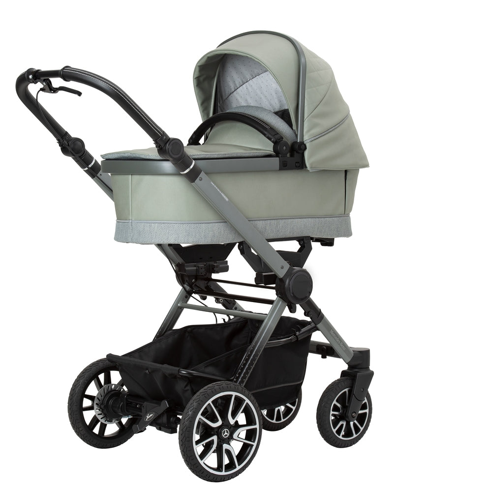 Mercedes-Benz Hartan Performance GTR 2-i-1 Barnvagn 2025 – Sage Grey BabyMat.se