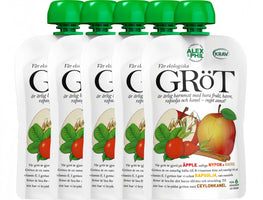 Alex&Phil Gröt med Äpple Nypon & Kanel 6M 5x100 g