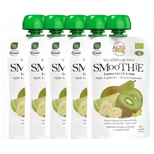 Alex & Phil Smoothie Kiwi & Quinoa 5 x 100g Alex&Phil