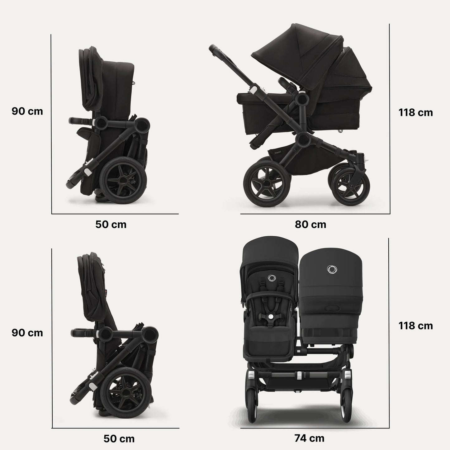 Bugaboo Donkey 5 Mono Forest Green Duo BabyMat.se