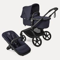 Bugaboo Fox 5 Renew Complete Black/Deep Indigo (Duo) BabyMat.se