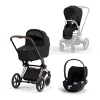 CYBEX e-Priam 4 Sepia Black / Chrome Black – Lyxig eldriven barnvagn BabyMat.se