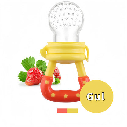 Fruktmatare för Bebisar, Napp med Silikonfilter för Säker Matning BabyMat.se