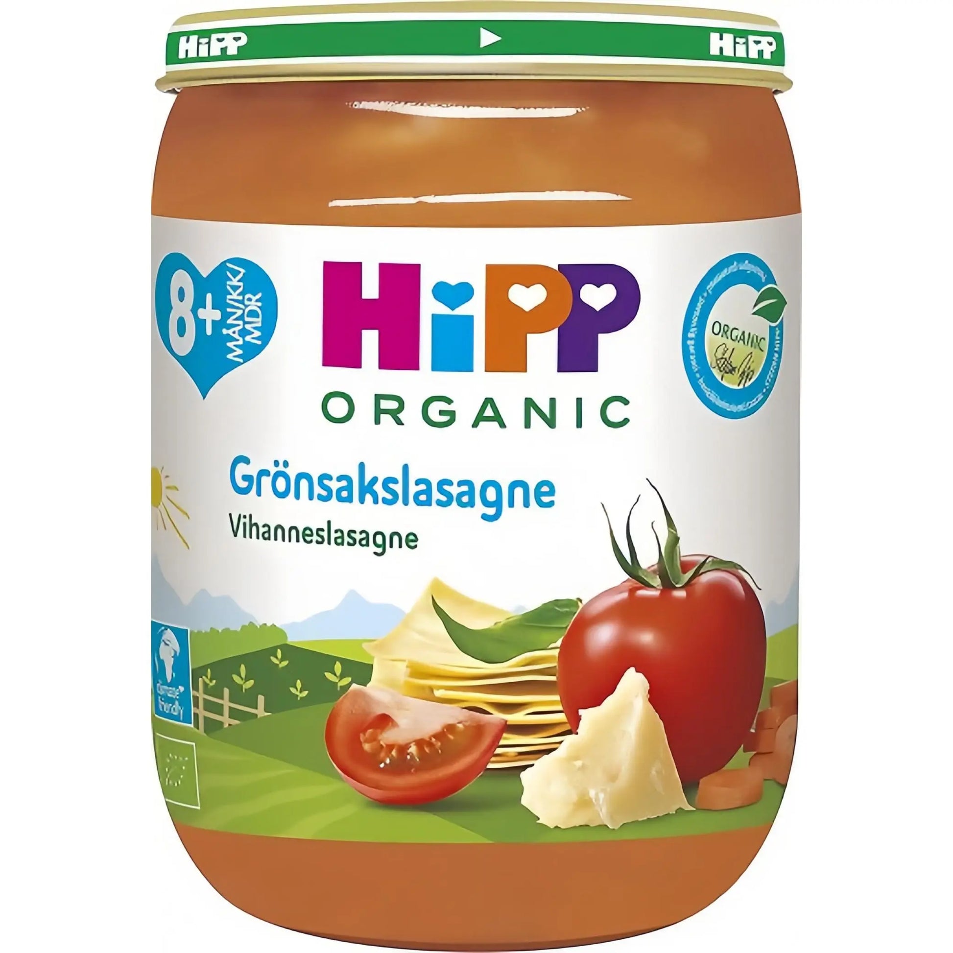 HiPP Grönsakslasagne 8M 190 g HiPP