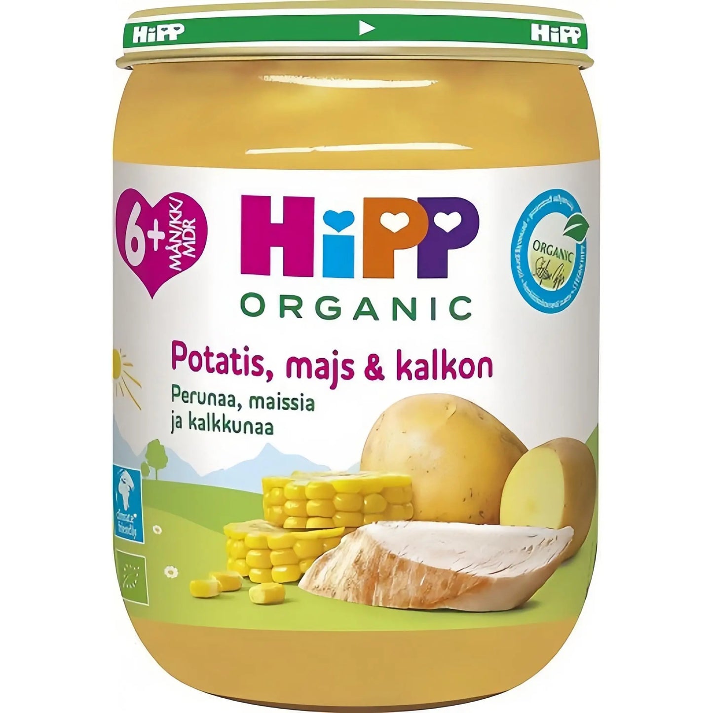HiPP Potatis Majs & Kalkon 6M 190 g HiPP