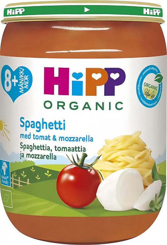 HiPP Spaghetti Tomat & Mozzarella 8M 190 g