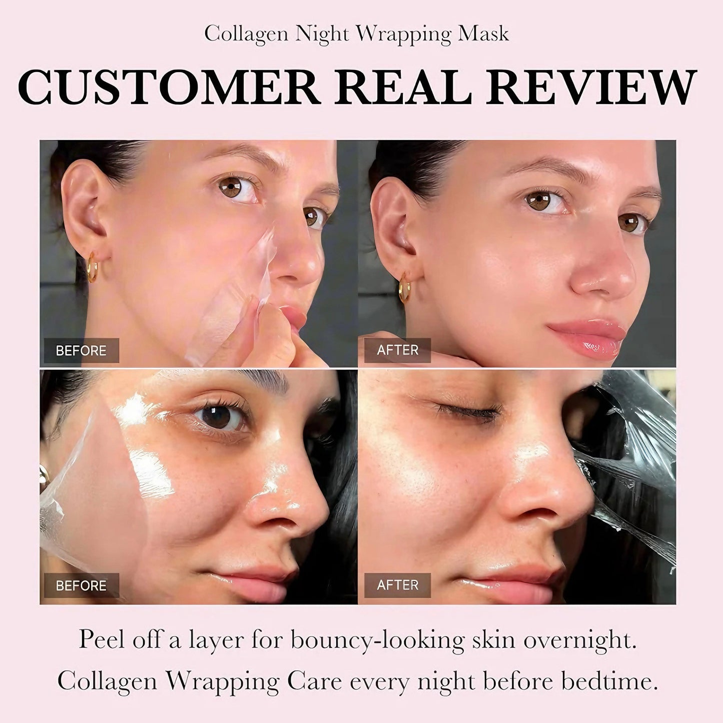 Medicube Collagen Night Wrapping Mask 75ml + Sminkborste