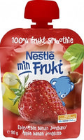Nestlé Min Frukt Äpple, Banan & Jordgubb 6M 90 g