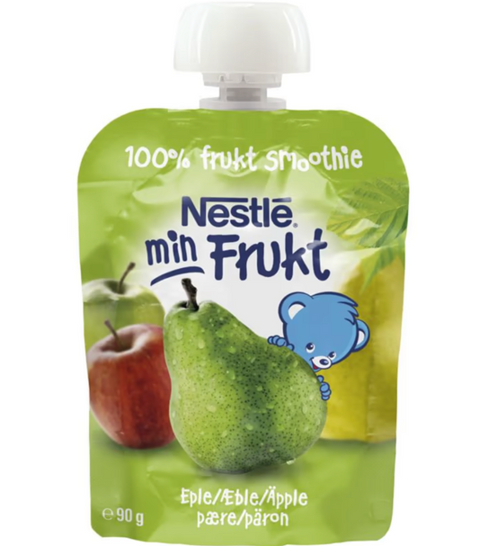 Nestlé Min Frukt Äpple & Päron 6M 90 g Nestlé Baby & you