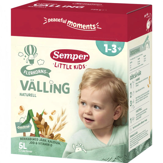Semper Flerkornsvälling Naturell 1-3 år 5 L