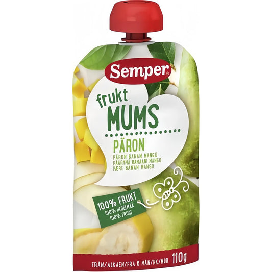 Semper Fruktmums Päron 110 g Semper