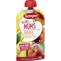 Semper Fruktmums Persika 110 g Semper