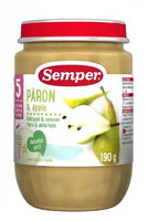 Semper Fruktpuré Päron 5M 190 g