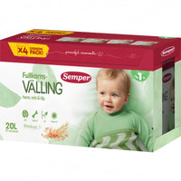 Semper Fullkornsvälling Havre Vete & Råg 12m 20 L