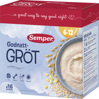 Semper Godnatt Gröt Natural 6m