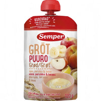 Semper Grötklämmis Äpple, Persika & Banan 120 g