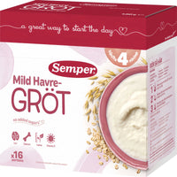 Semper Havregröt Mild & Naturell 4M 480 g