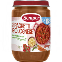 Semper Spagetti & Köttfärssås 8M 190 g