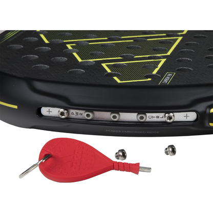 Adidas Adipower Multiweight 3.3 Svart/Gul – Avancerad Padelracket BabyMat.se