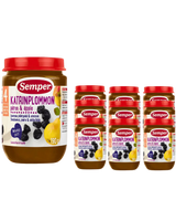 Semper Katrinplommonpuré 190g x 12 – För barn från 4 månader BabyMat.se