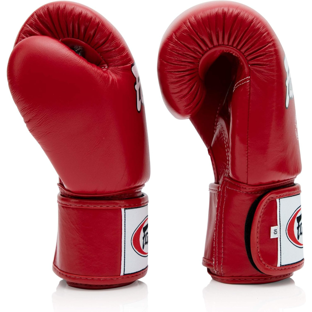 Fairtex BGV1 Tight Fit Boxing Gloves Red BabyMat.se