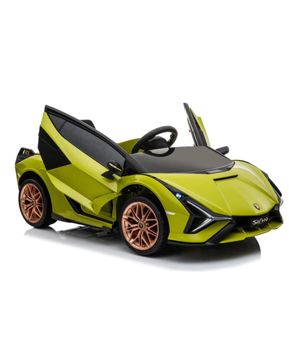 Lamborghini SIAN 12V Elbil för Barn (Grön) BabyMat.se