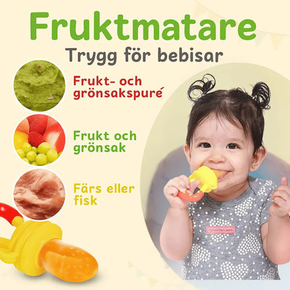 Fruktmatare för Bebisar – Napp med Silikonfilter för Säker Matning BabyMat.se