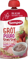 Semper Grötklämmis Jordgubb, Banan & Blåbär 120 g