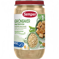 Semper Mathavre, fisk, ärtor & dill 12m