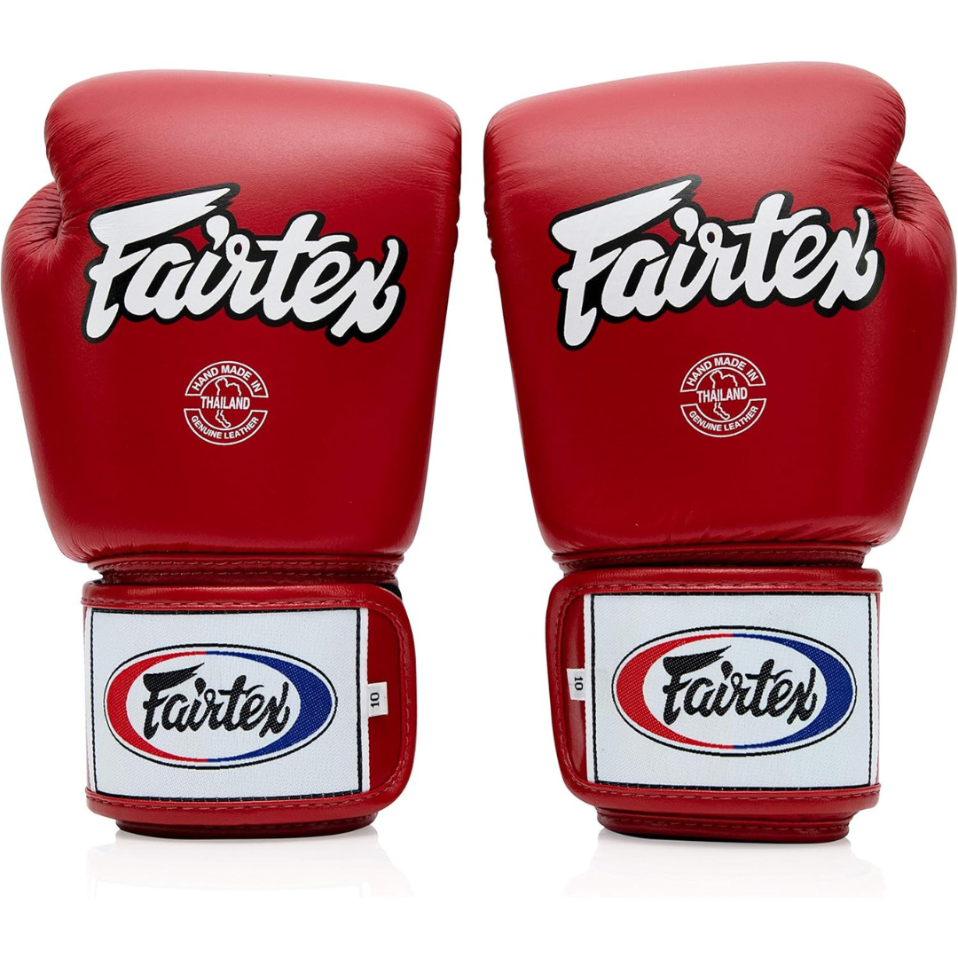 Fairtex BGV1 Tight Fit Boxing Gloves Red BabyMat.se