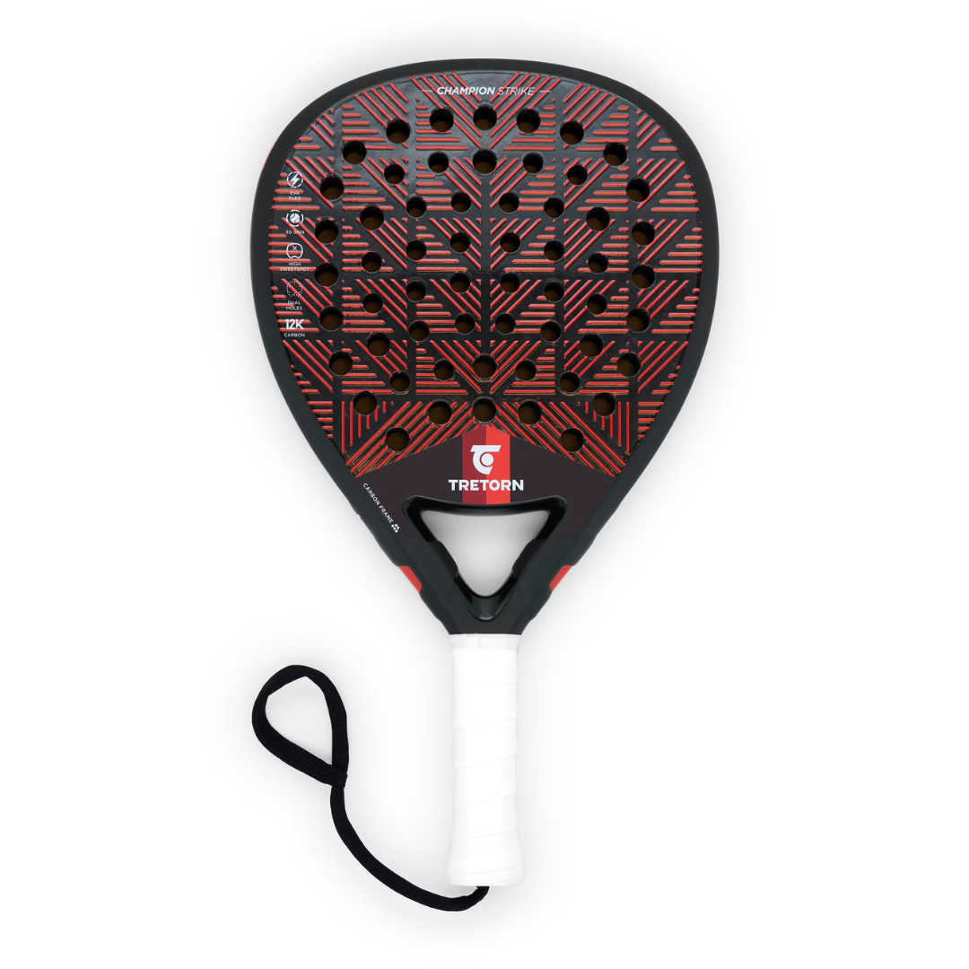 Tretorn Champion Strike – Padelracket för Avancerade Spelare (Röd) BabyMat.se